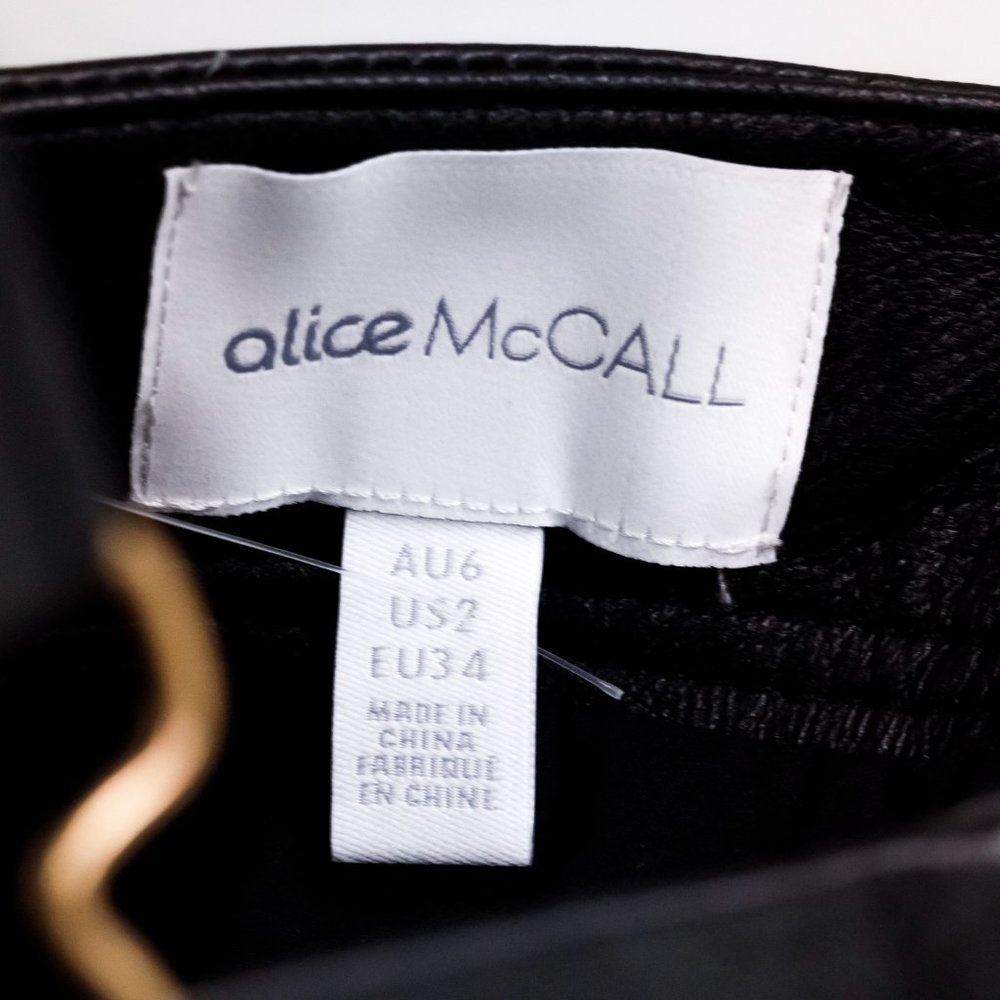 Alice McCall Cherry on Baby Leather Mini Dress - Picture 5 of 14